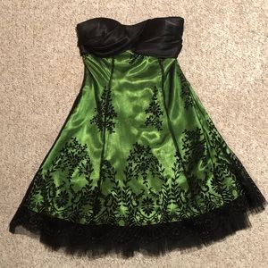 Formal Dress green/ black